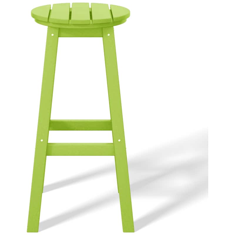 Laguna Hdpe All Weather Outdoor Patio 29" Round Bar Stool
