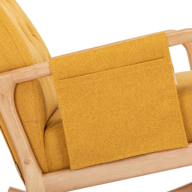 Rocking Armchair With Ottoman for Living Room