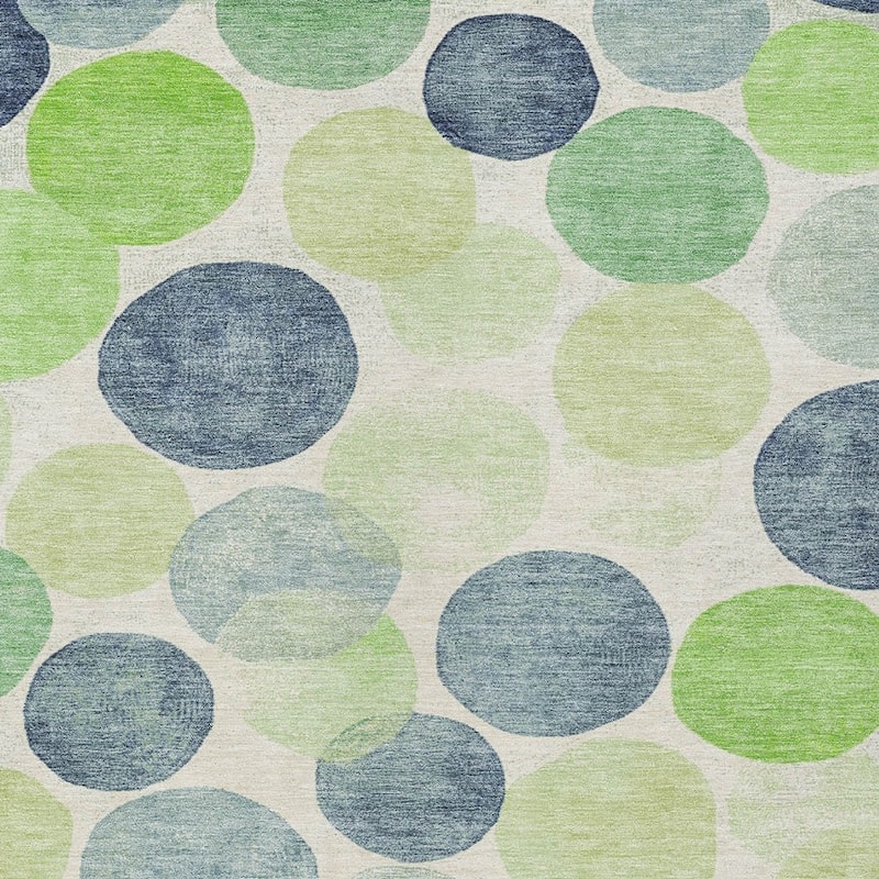 HomeRoots Geometric Transitional Rectangle Outdoor Rug