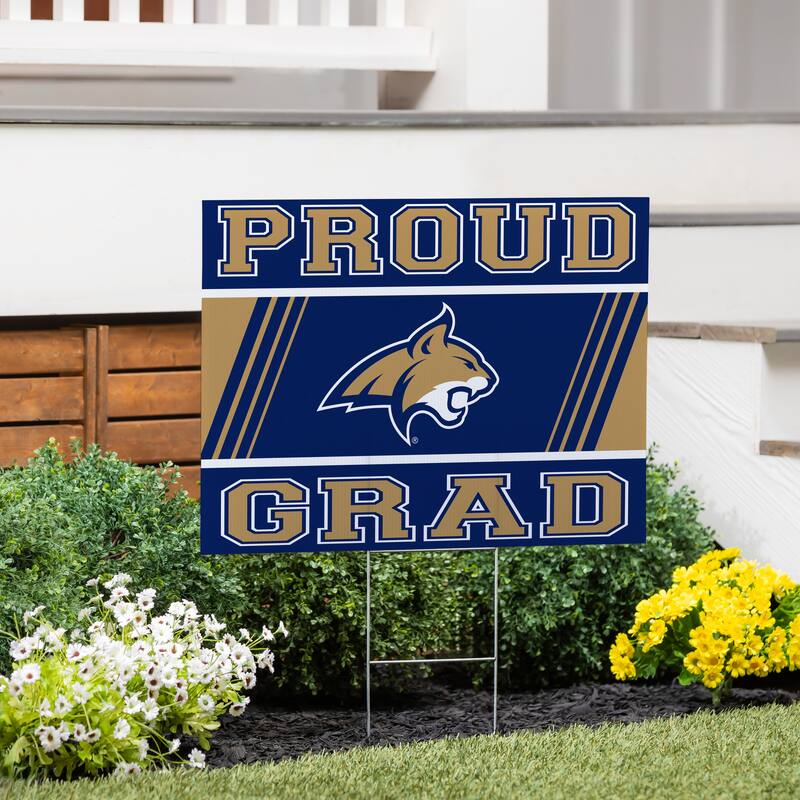 Montana State University 24" x 18" Graduation Coroplast Outdoor Yard Sign