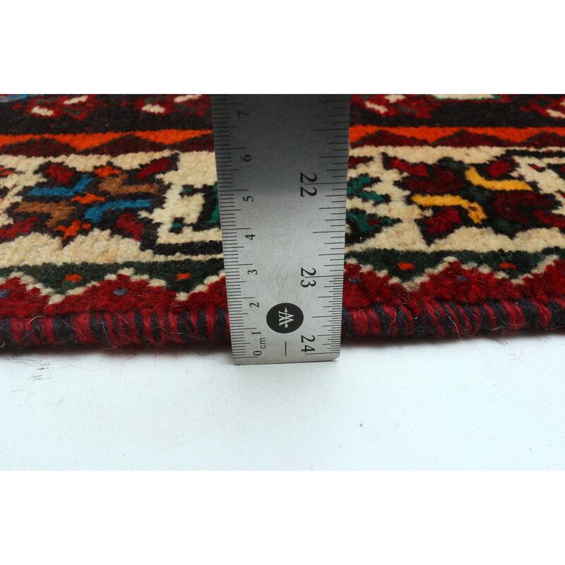 ECARPETGALLERY Hand-knotted Melis Vintage Red Wool Rug - 5'3 x 8'2