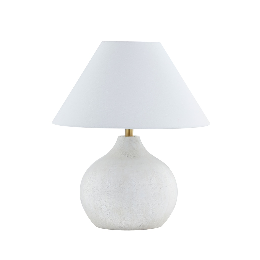 Halston 24" Table Lamp with Fabric Shade (Set of 2)