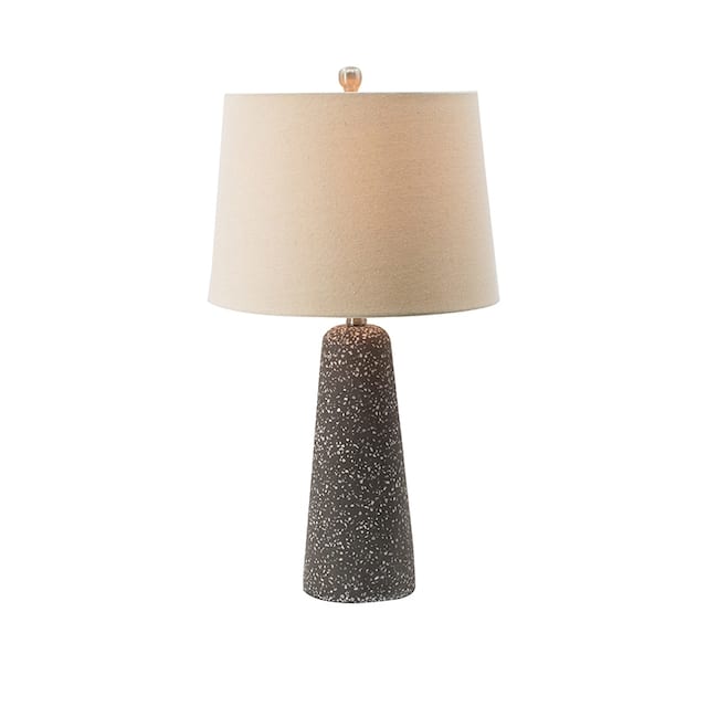 14x14x26" speckled cone table lamp