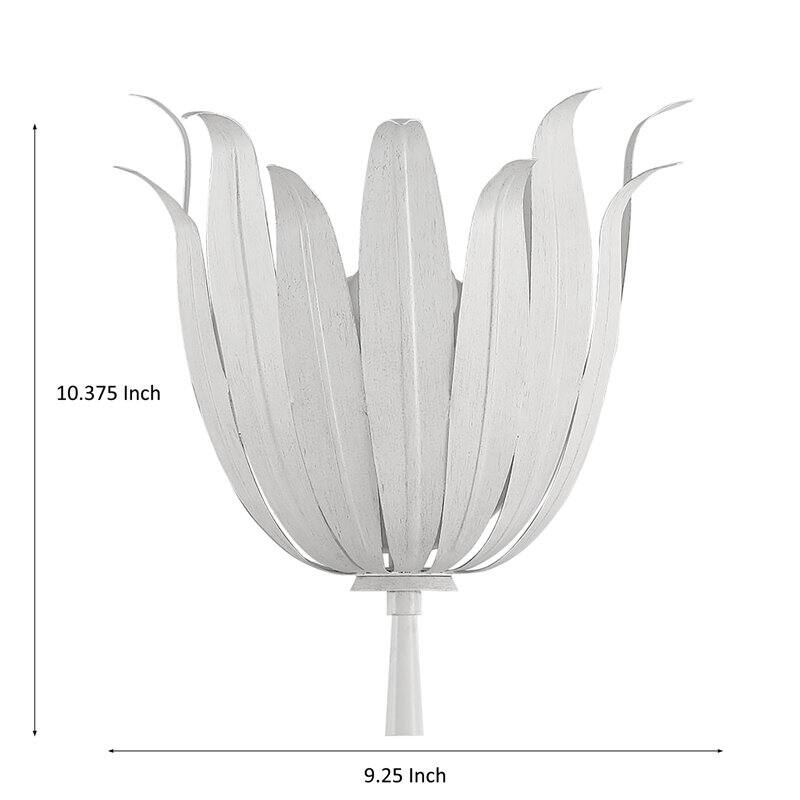 Farmhouse 1-light Maple Leaf Sconce Bathroom Wall Light