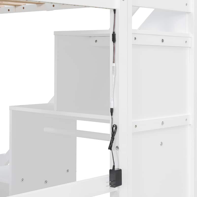 Multi-Functional Loft Bed with Storage Space by Harper&Bright Designs