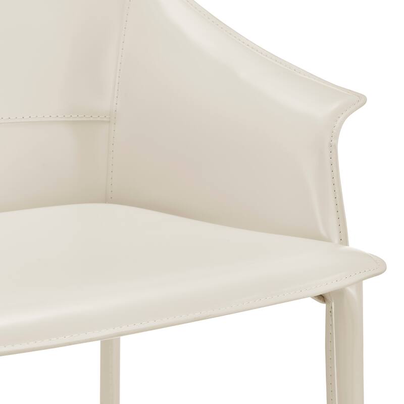 NPD Furniture Callie Recycled Leather Counter Stool