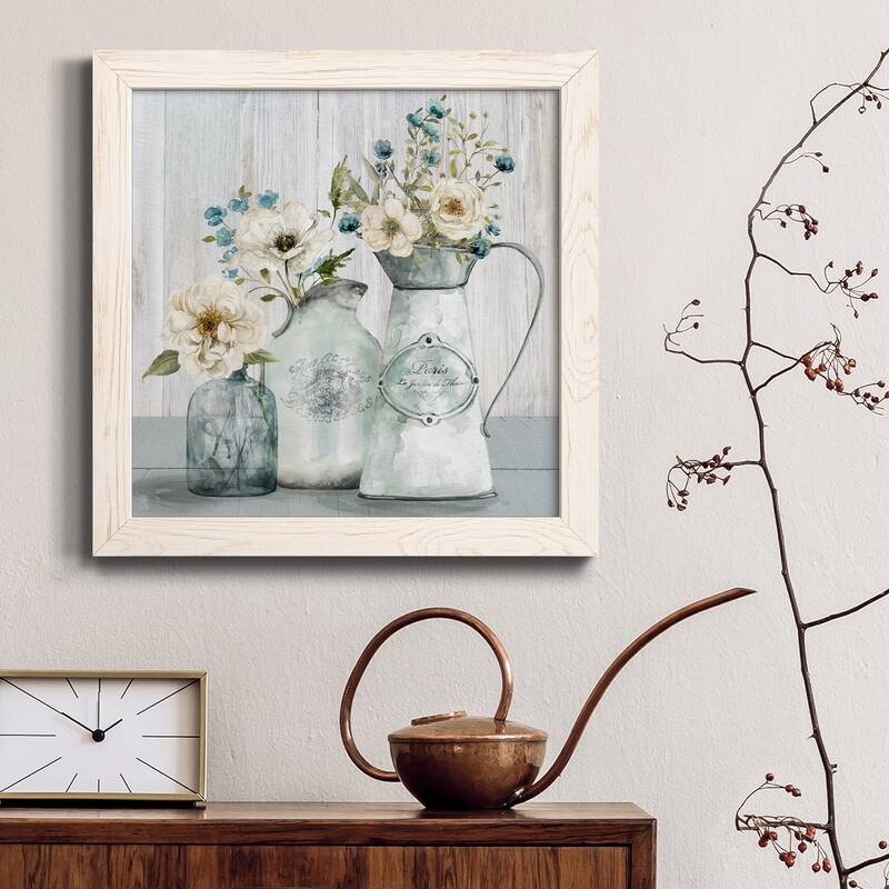 French Garden Flowers I-Premium Framed Canvas - Ready to Hang