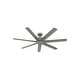 preview thumbnail 5 of 23, Hunter 60" Downtown Windmill Outdoor Ceiling Fan w/ Wall Control, Damp-Rated - Indoor-Outdoor, Industrial, Modern - ENERGY STAR!