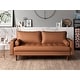 preview thumbnail 1 of 17, US Pride Lopez Faux Leather Mid-century Modern Sofa