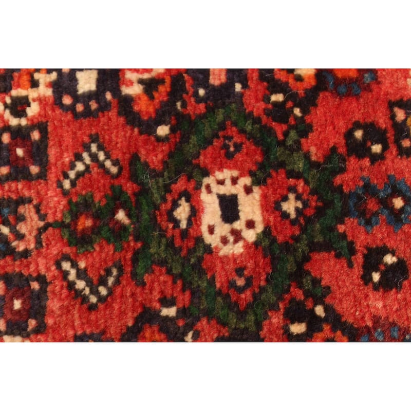 ECARPETGALLERY Hand-knotted Andelz Red Wool Rug - 2'11 x 9'5