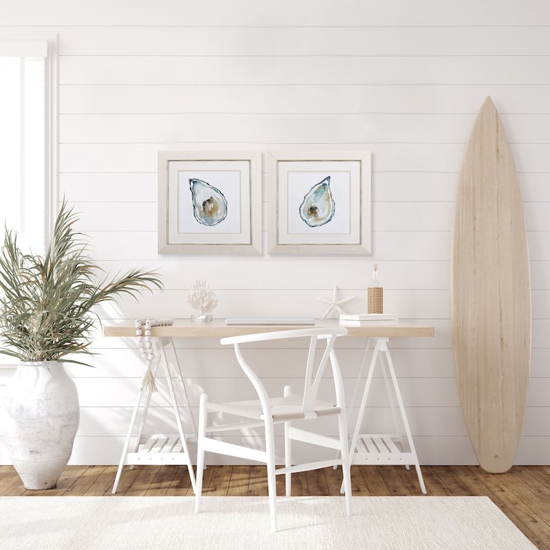 Propac Images Atlantic Pacific Set of 2 Wall Art - Blue