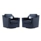 preview thumbnail 97 of 101, Modern Swivel Upholstered Armchair Accent chair Set of 2
