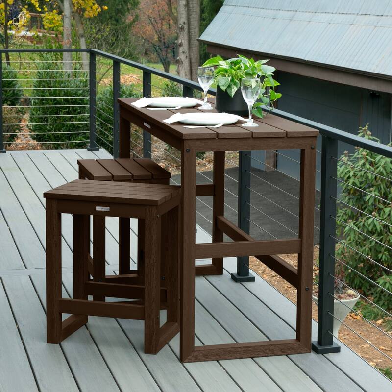 HIGHWOOD Monroe Modern Counter-Height Dining Balcony Set