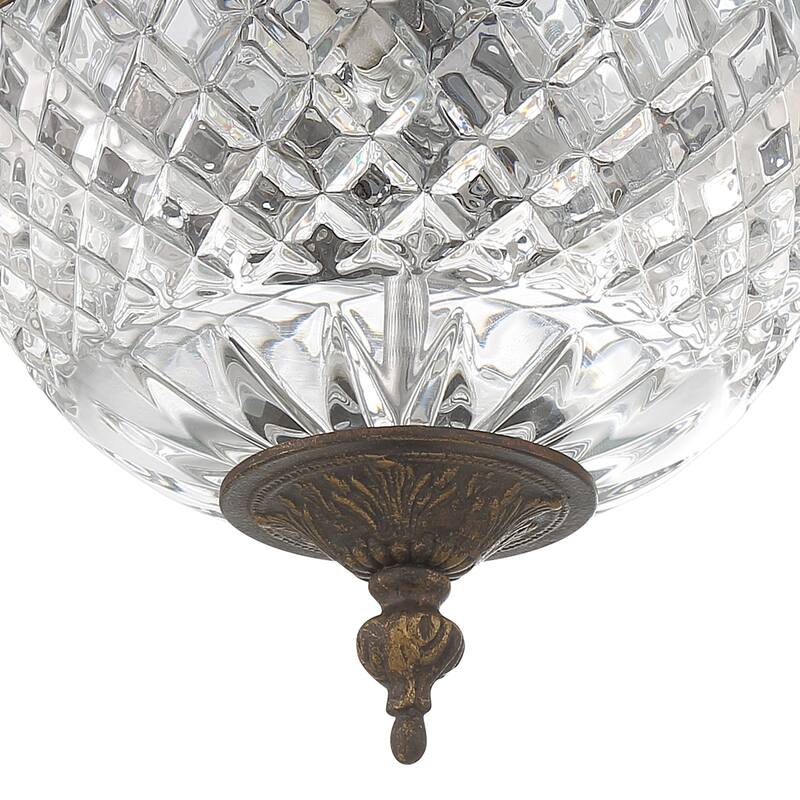 Crystorama Lighting Group Richmond 2 Light 8" Wide Flush Mount Bowl