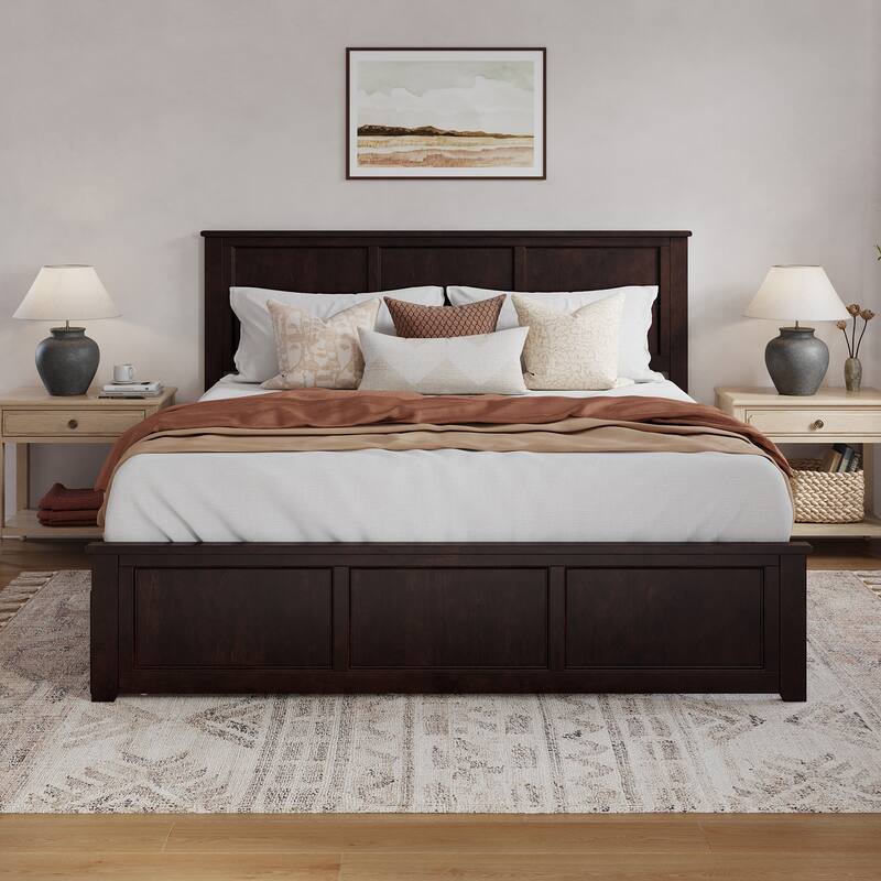 AFI Madison Platform Bed with Matching Footboard & Trundle