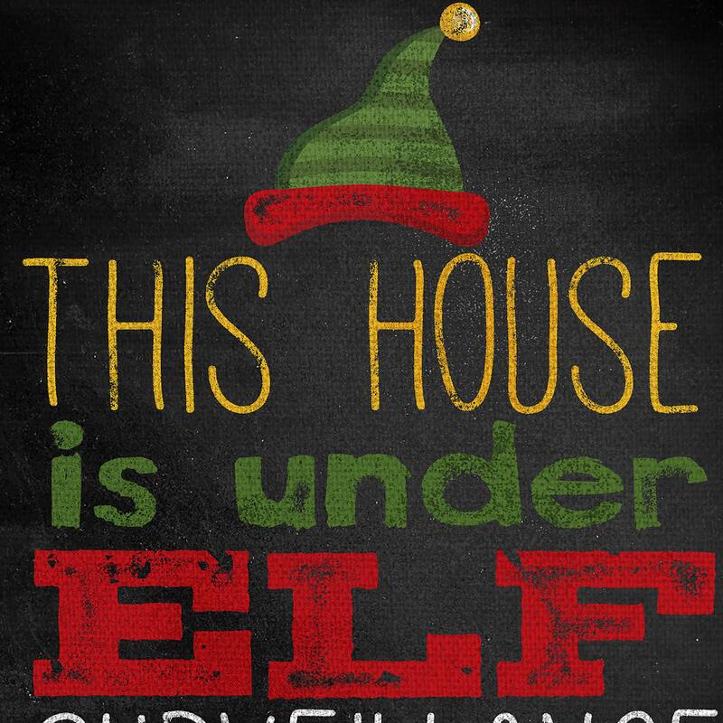 Elf Surveillance Canvas Art Print