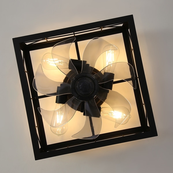 最高品質の 7-Blade Inch 15.8 Square Fan Ceiling Profile Low Mount Flush その他