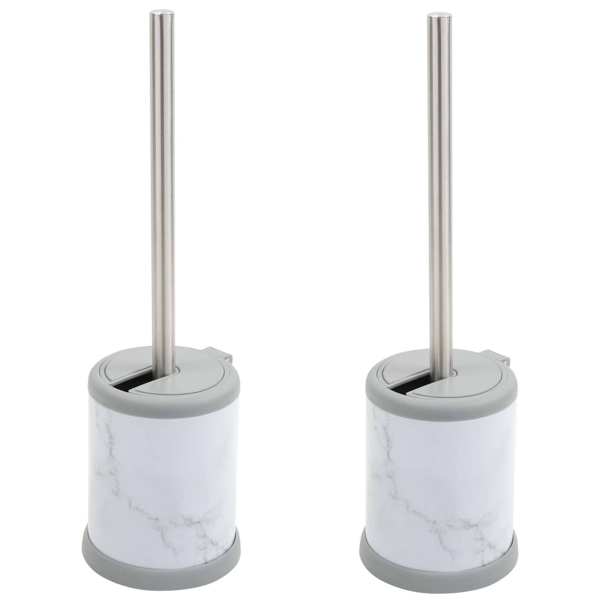 Marble effect online toilet brush holder