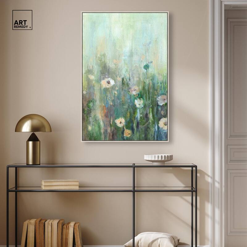 Harmony Green I Canvas by Art Remedy