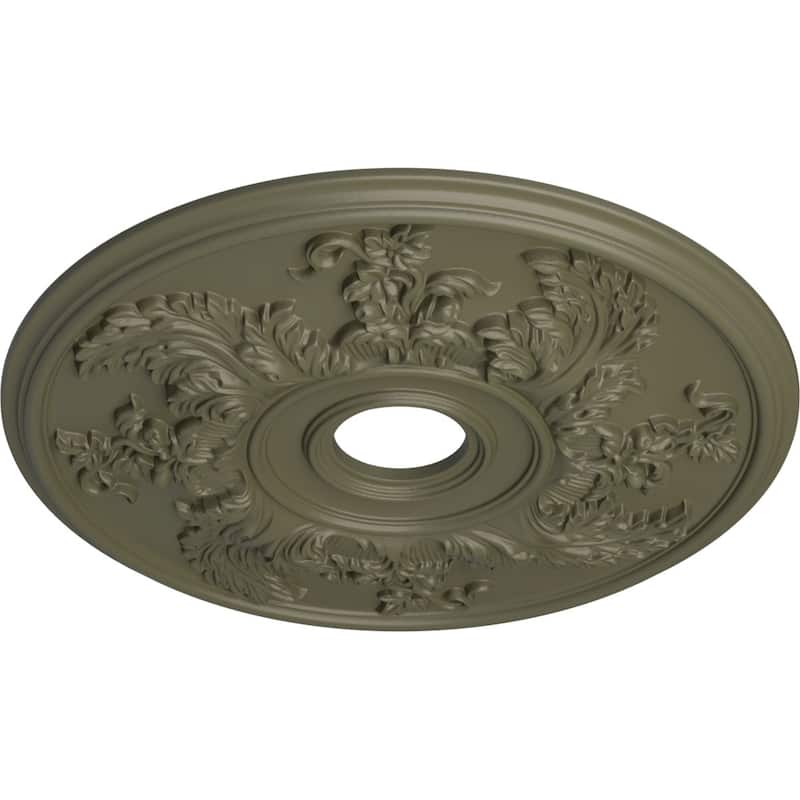 23 5/8"OD x 4 5/8"ID x 1 7/8"P Acanthus Twist Ceiling Medallion