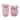 Aria Home Fleurine Colored Glass Goblet Table Vase Decor Set of 2
