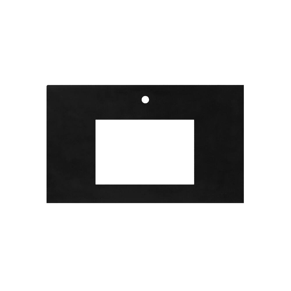 NativeStone Concrete Vanity Top - Rectangle Sink Cutout with Single Faucet Hole (Top Only)