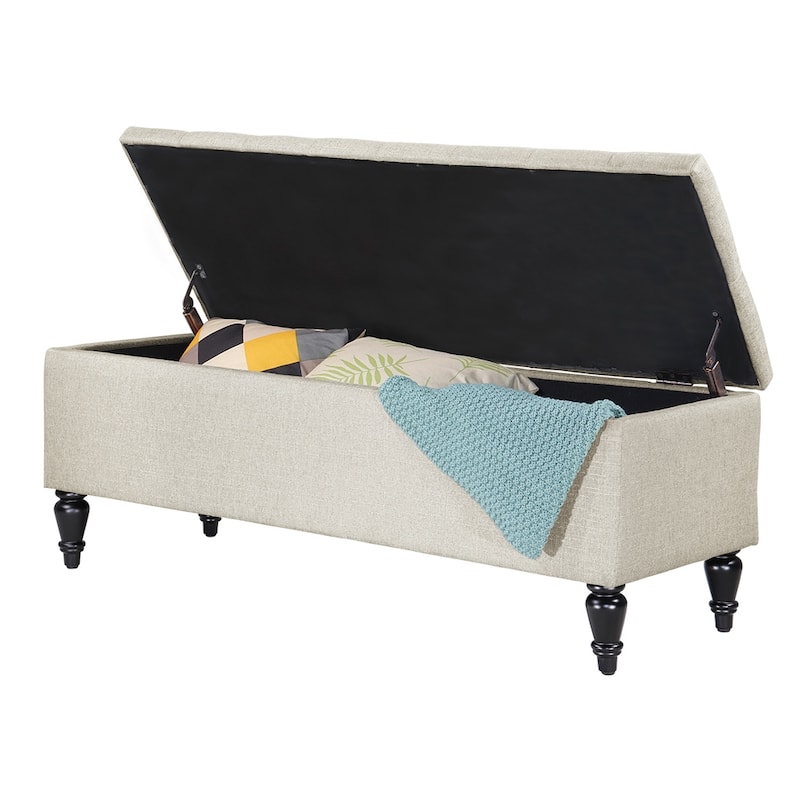 Maypex 45 in. Upholstered Storage Bench