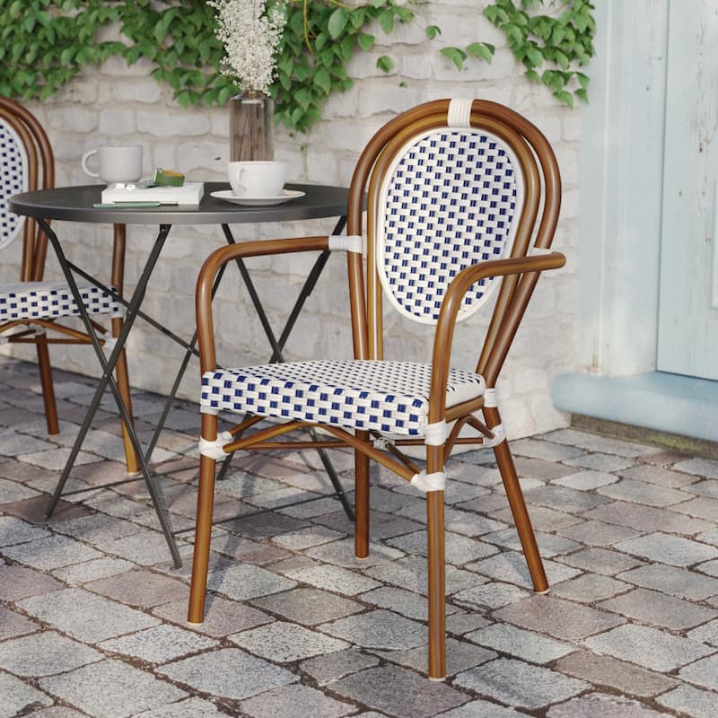 All-Weather Commercial Paris Chair with Metal Frame
