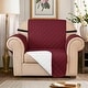 preview thumbnail 63 of 70, Subrtex Reversible Sofa Couch Cover Quilted Slipcover Furniture Protector Chair - Wine