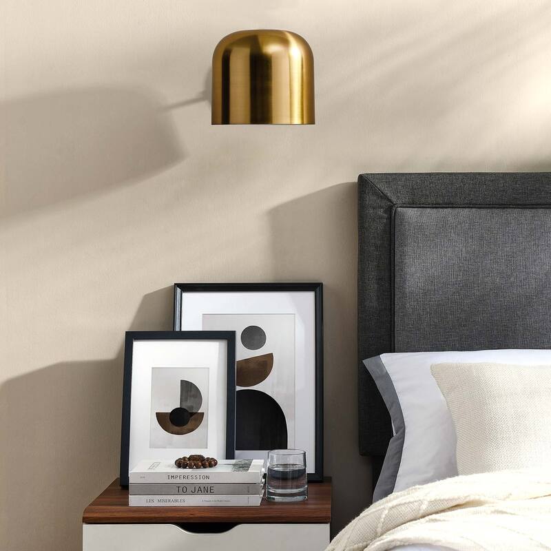 Avenue 1-Light Wall Sconce - Satin Brass