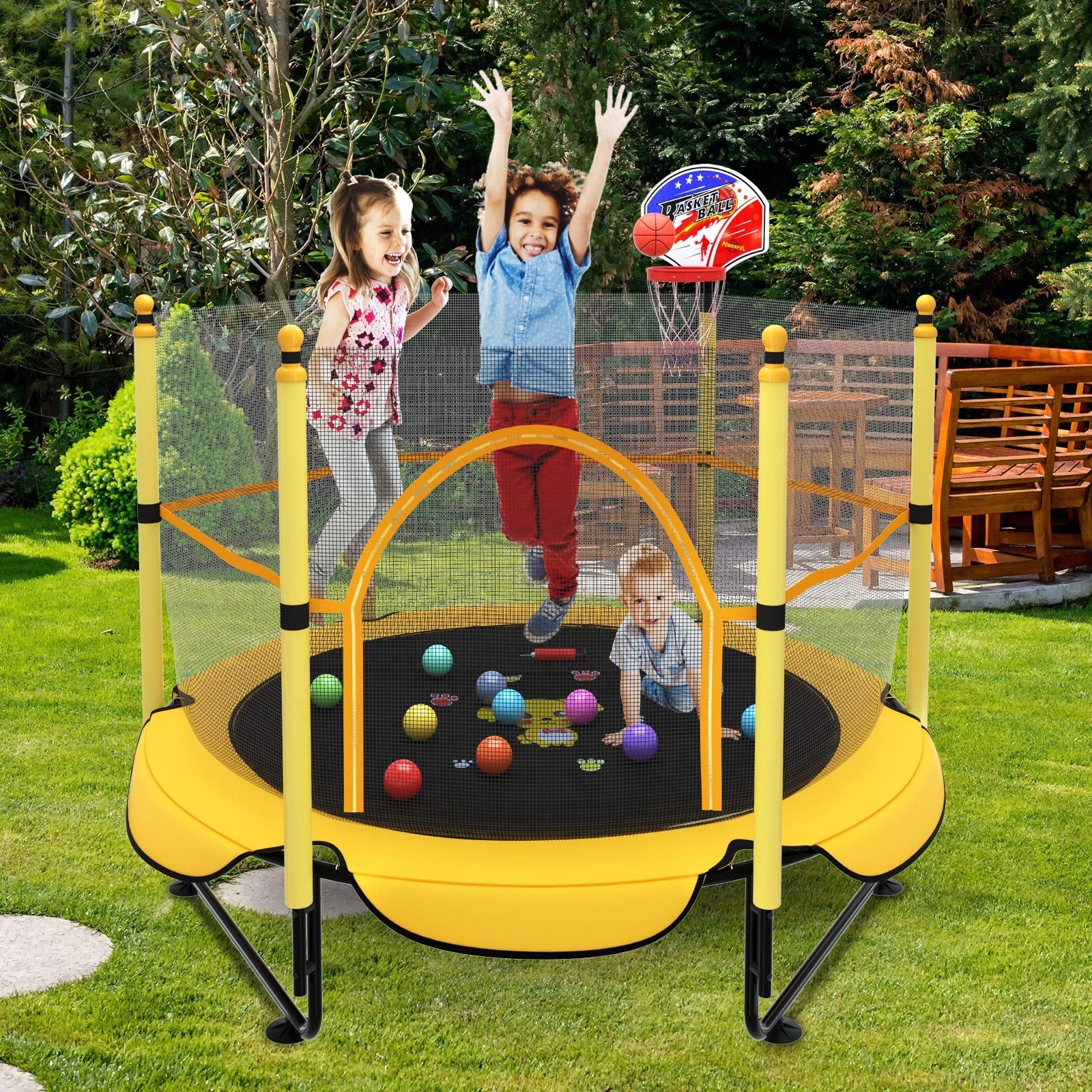 Inside trampoline deals