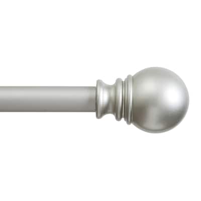 Kenney® Layla 1" Value Decorative Window Curtain Rod, 30-84"