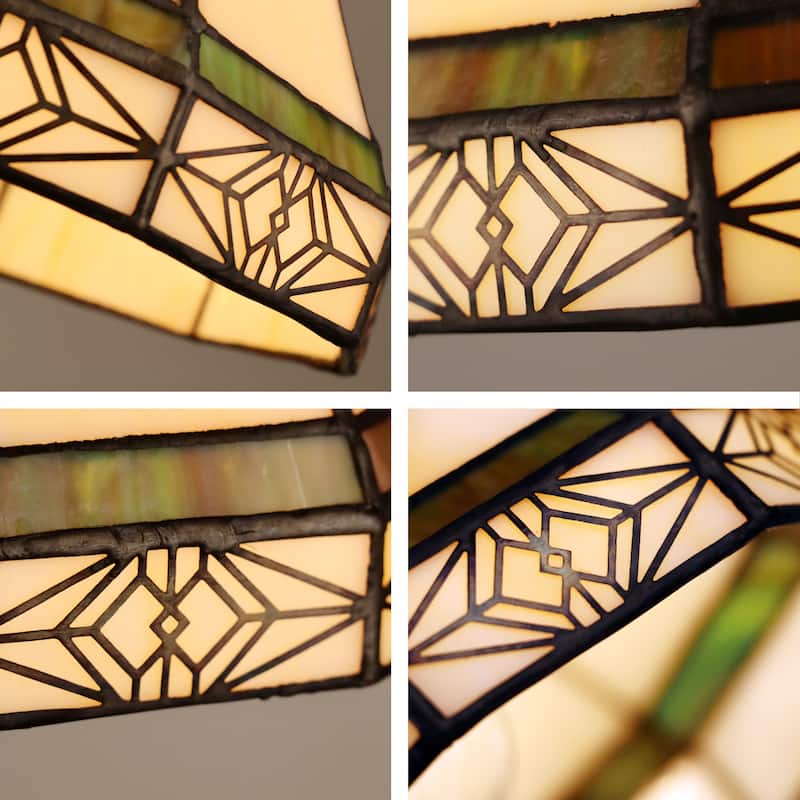 Tiffany style Mission design 1 light Pendant - 5.1 inches high