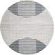 preview thumbnail 46 of 55, Nourison Astra Machine Washable Indoor Only Graphic Area Rug 8' x Round - Ivory/Blue - Round