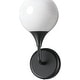 preview thumbnail 1 of 9, Maxim 21221MR Neve 12" Tall 1 Light Wall Sconce Black