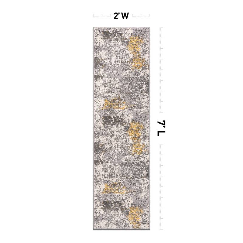 World Rug Gallery Perugia Modern Abstract Area Rug