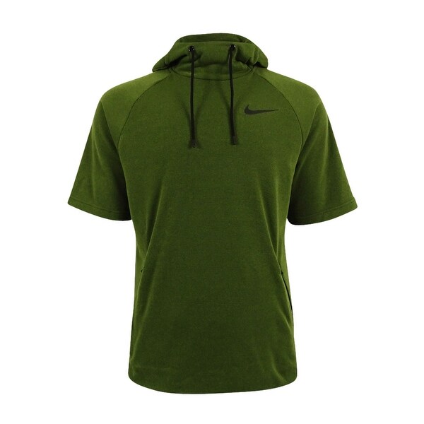 nike men's dry short sleeve hoodie