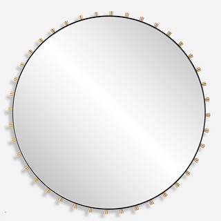 Uttermost Cosmopolitan Round Mirror - 37.38"W x 37.38"H x 1.75"D