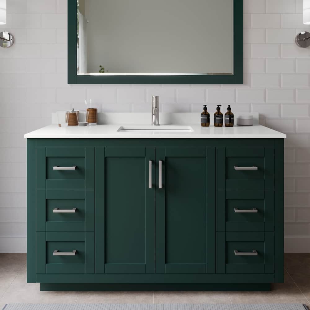 Wyndham Collection WCF292954S-QTZ-UNSMXX Miranda 54" Free Standing