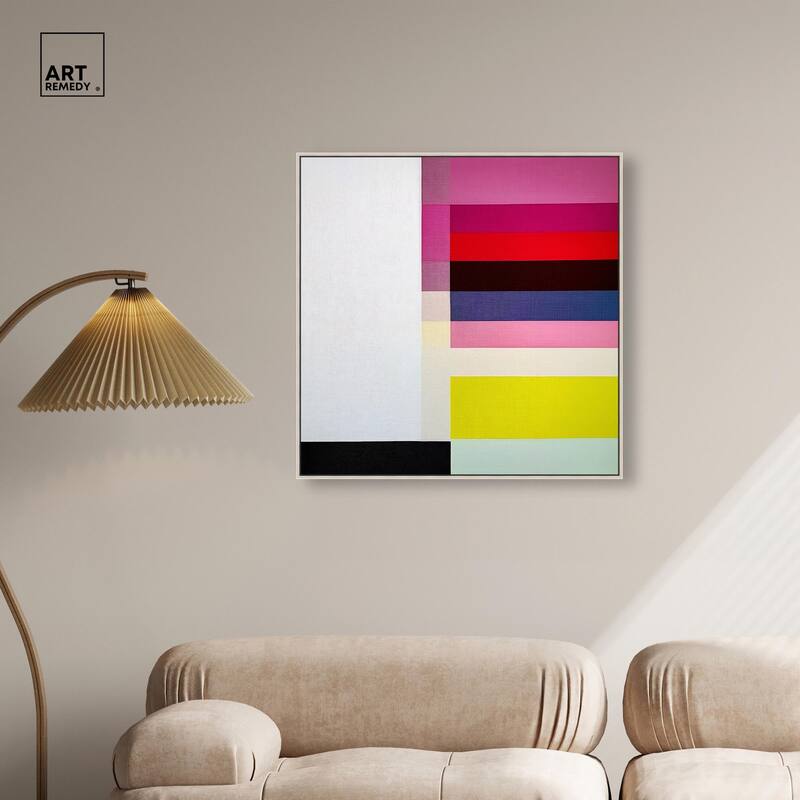 Quadratic Composition Canvas by Art Remedy