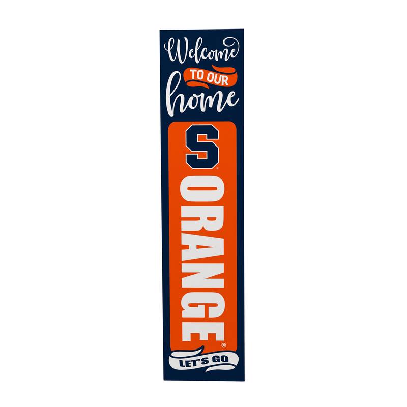 47" Double Sided Seasonal Porch Leaner, Syracuse University - 47" x 11.25"