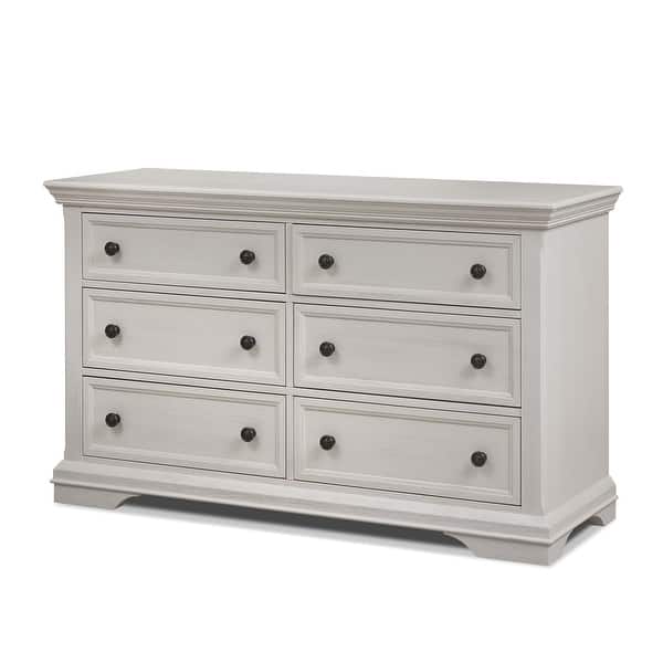slide 2 of 6, Portico Double Dresser Oak