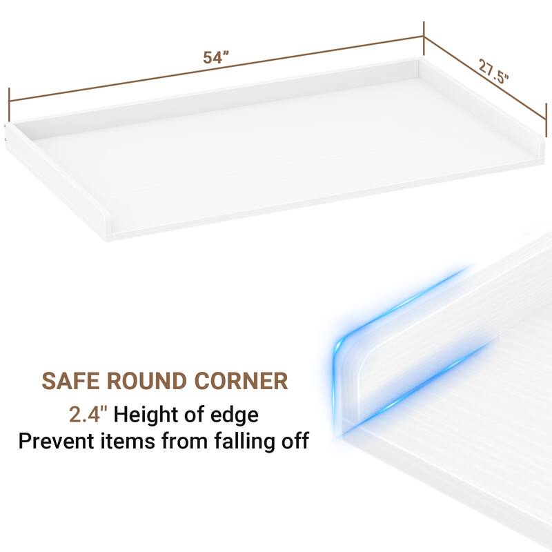 Laundry Countertop for Washer and Dryer, Over Washer Dryer Topper for Storage and Organization