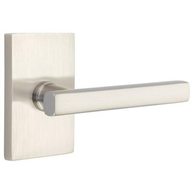 Emtek 5052FRLRH Freestone Right Handed Non-Turning Two-Sided Dummy - Satin Nickel