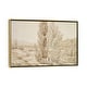 preview thumbnail 5 of 10, iCanvas "Summer " by Caspar David Friedrich Framed Canvas Print Gold - 18x26
