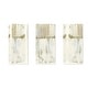 preview thumbnail 4 of 3, "Ivory Drift" Set of Three Framed Textured Wall Art - Multi-Color