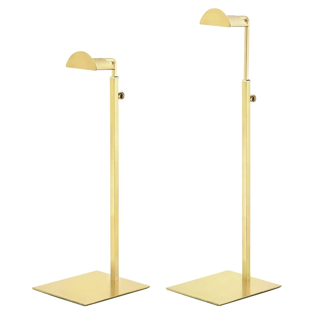 Purse Display Stand Set 2 Pack Metal Adjustable Handbag Rack