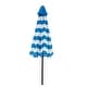 preview thumbnail 10 of 21, Pure Garden 9ft Striped Patio Umbrella with Push Button Tilt for Outdoor Furniture, Deck, Backyard, or Pool