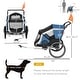 preview thumbnail 16 of 15, Aosom 2-in-1 Pet Bike Trailer, Dog Stroller, Small Pet Bicycle Cart Carrier with Safety Leash, and Easy Fold Design