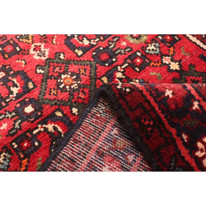 ECARPETGALLERY Hand-knotted Andelz Red Wool Rug - 2'2 x 9'11